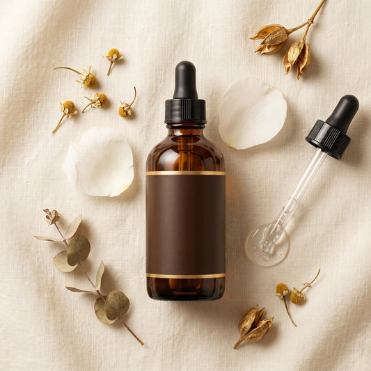 Celluray LightBoost LED Activating Serum flatlay on cream background