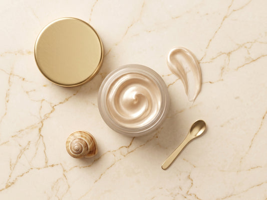 Celluray BrightEye Cream flatlay on warm cream background